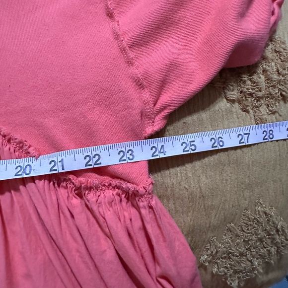 EUC Free People Catalina Mini Dress Radiant Watermelon 🍉 Size Small - Picture 8 of 8